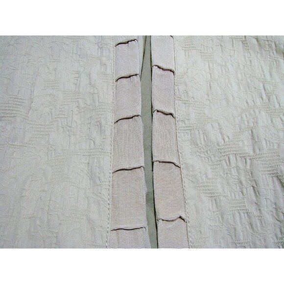 Chico's Womens Khaki Cotton Long Sleeve Open Front Blazer Jacket Size Medium - Picture 10 of 11